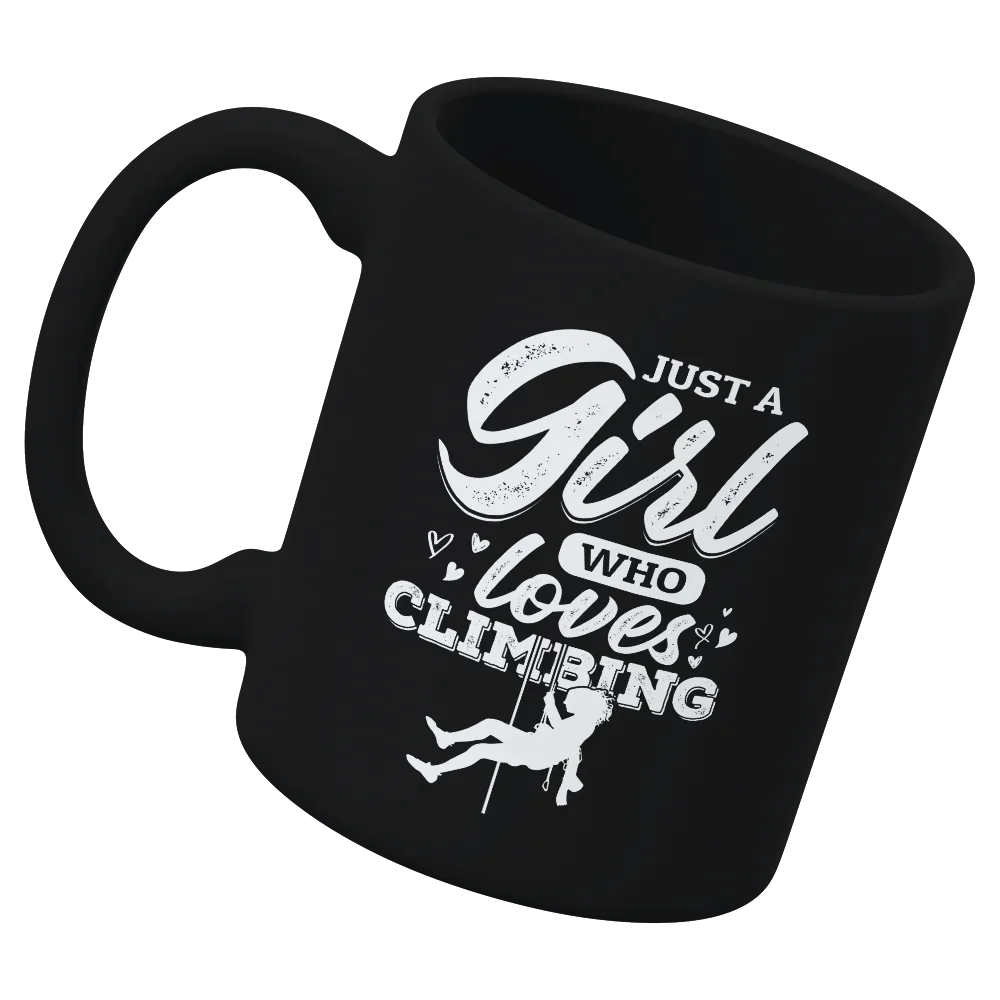 Climbing Just A Girl Who Loves Climbing 11oz Mug
