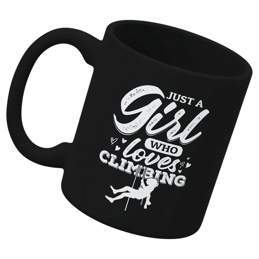Climbing Just A Girl Who Loves Climbing 11oz Mug